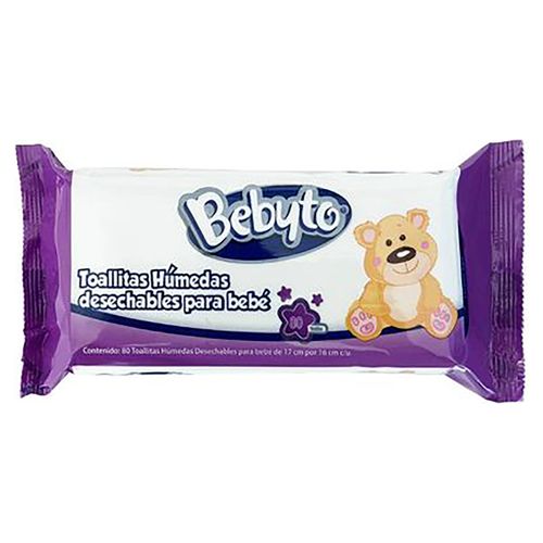 Toalla Humeda para Bebe Bebito 84 unidades