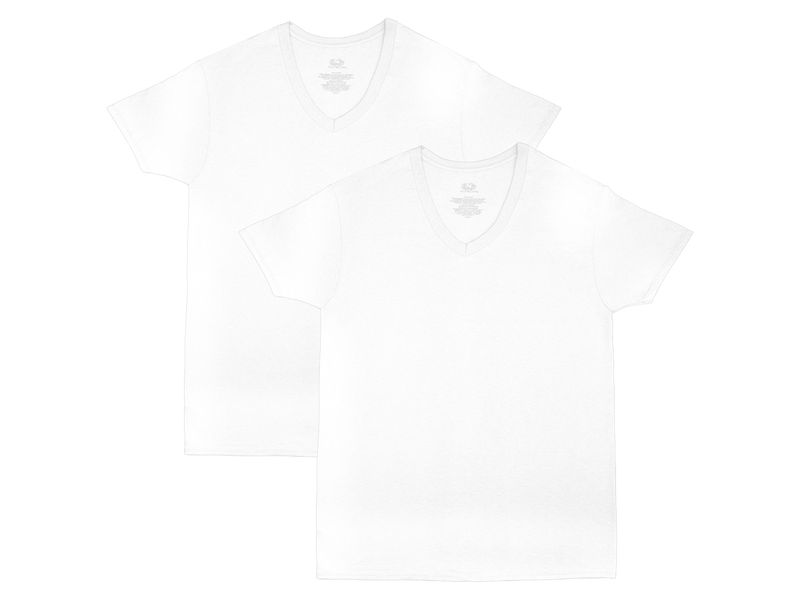 Camiseta-Marca-Fruit-Of-The-Loom-Cuello-V-Color-Blanco-2-Pack-Talla-XL-2-33077