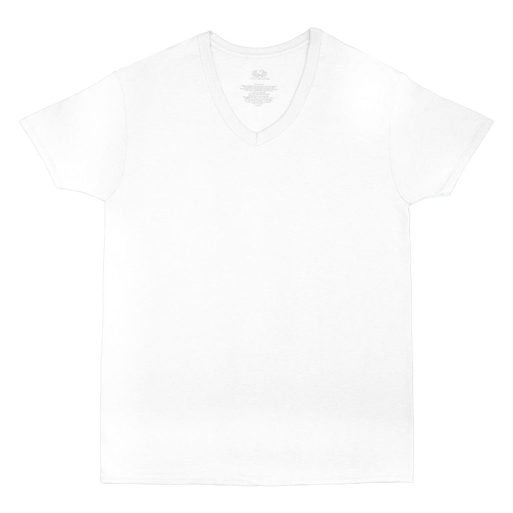 Pack de 2 camisetas blancas para hombre de algodón bio y cuello V Green by  Dim