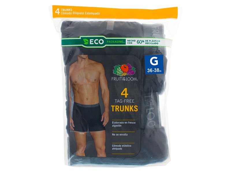 Boxer-Marca-Fruit-Of-The-Loom-Ajustado-Corto-Color-Negro-4-Pack-Talla-L-1-33079