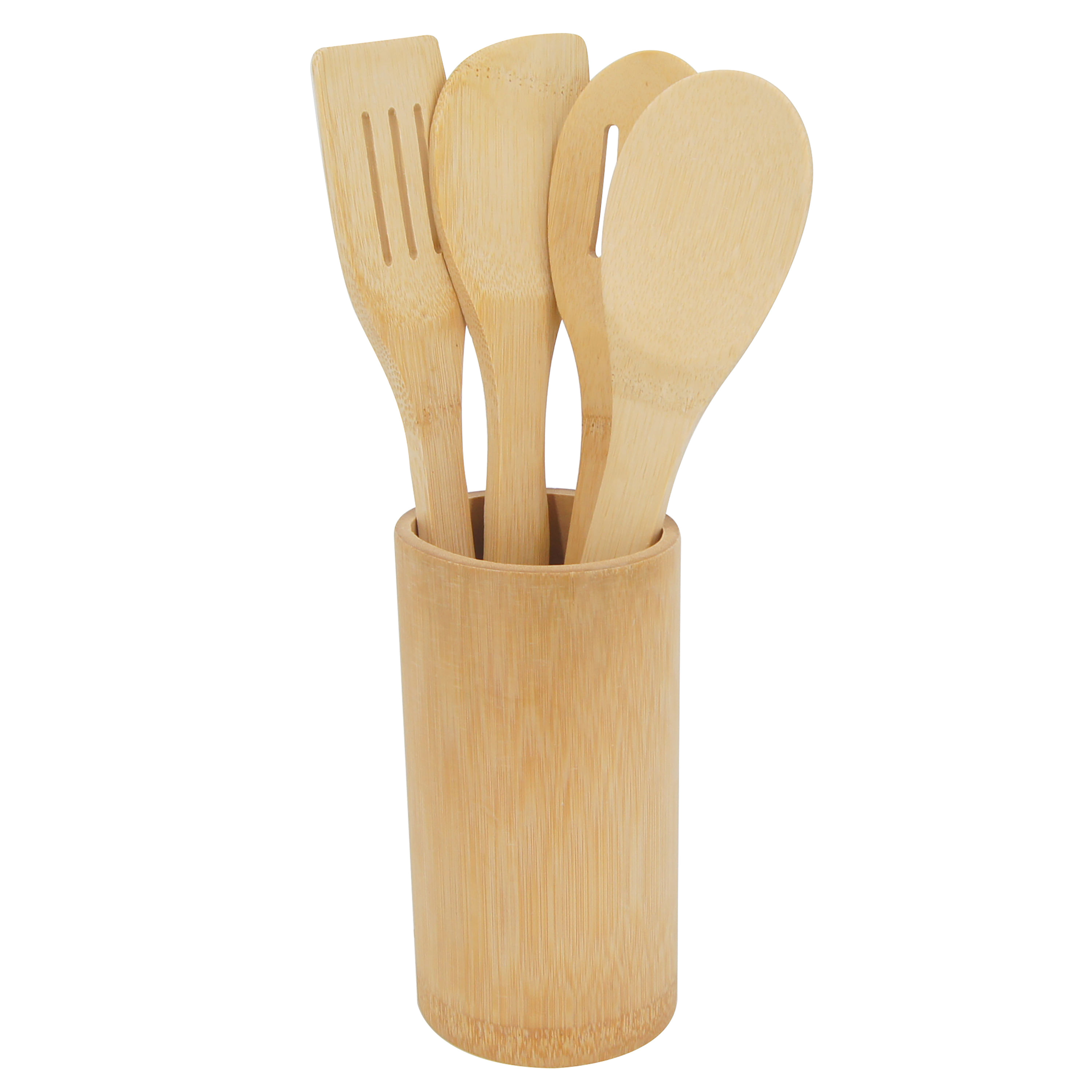 4/7pcs/set, Juego De Utensilios De Madera, Juego De Cucharas De