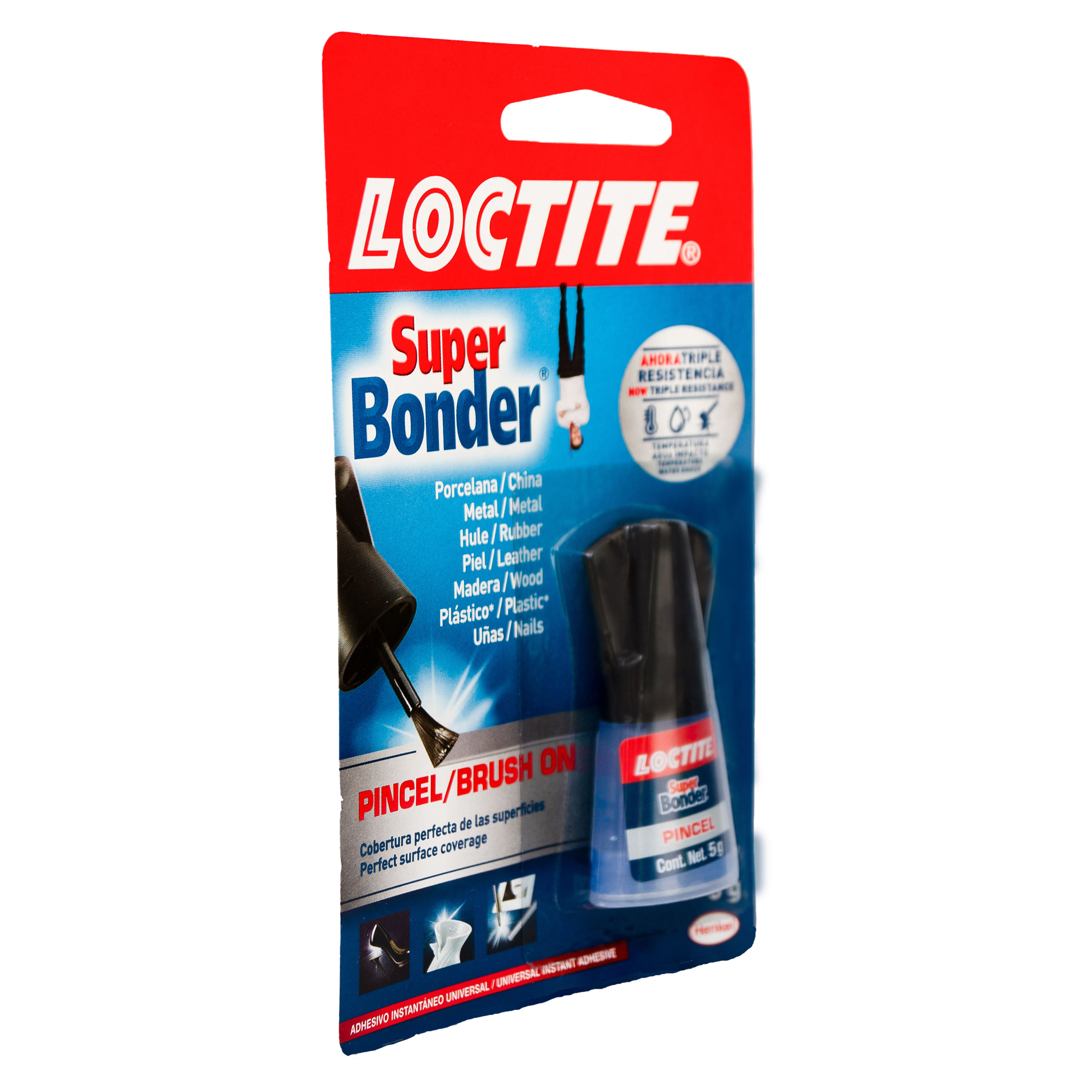 Adhesivo instantaneo 5 gramos Pincel Super Bonder Loctite