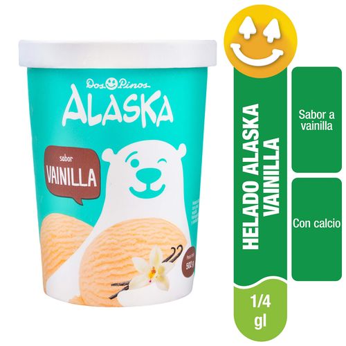 Helado Dos Pinos Alaska Vainilla - 502 g