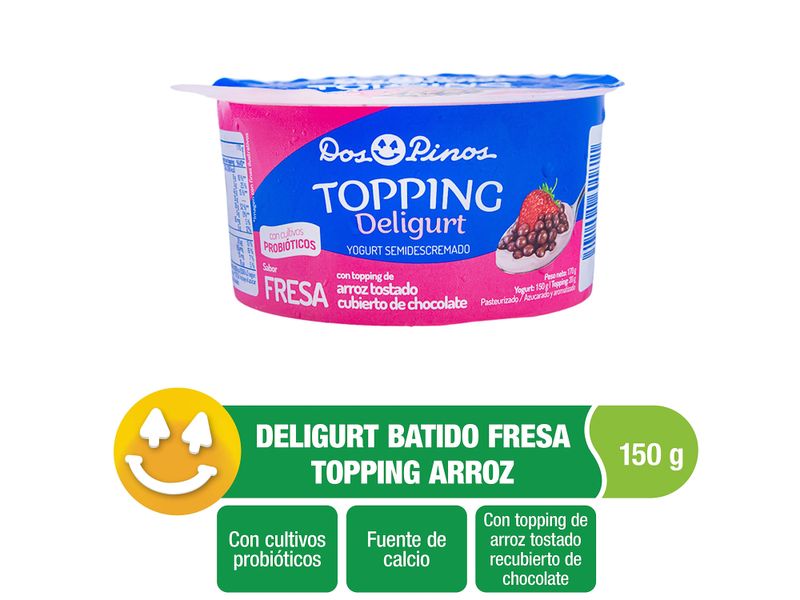 Yogurt-Marca-Dos-Pinos-Semidescremado-Fresa-Con-Topping-Arroz-tostado-Cubierto-De-Chocolate-Con-Probi-ticos-150g-1-10156