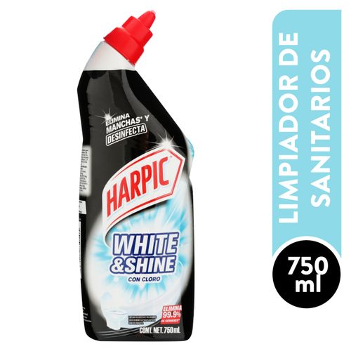 Harpic Limpiador de sanitarios White & Shine 750ml