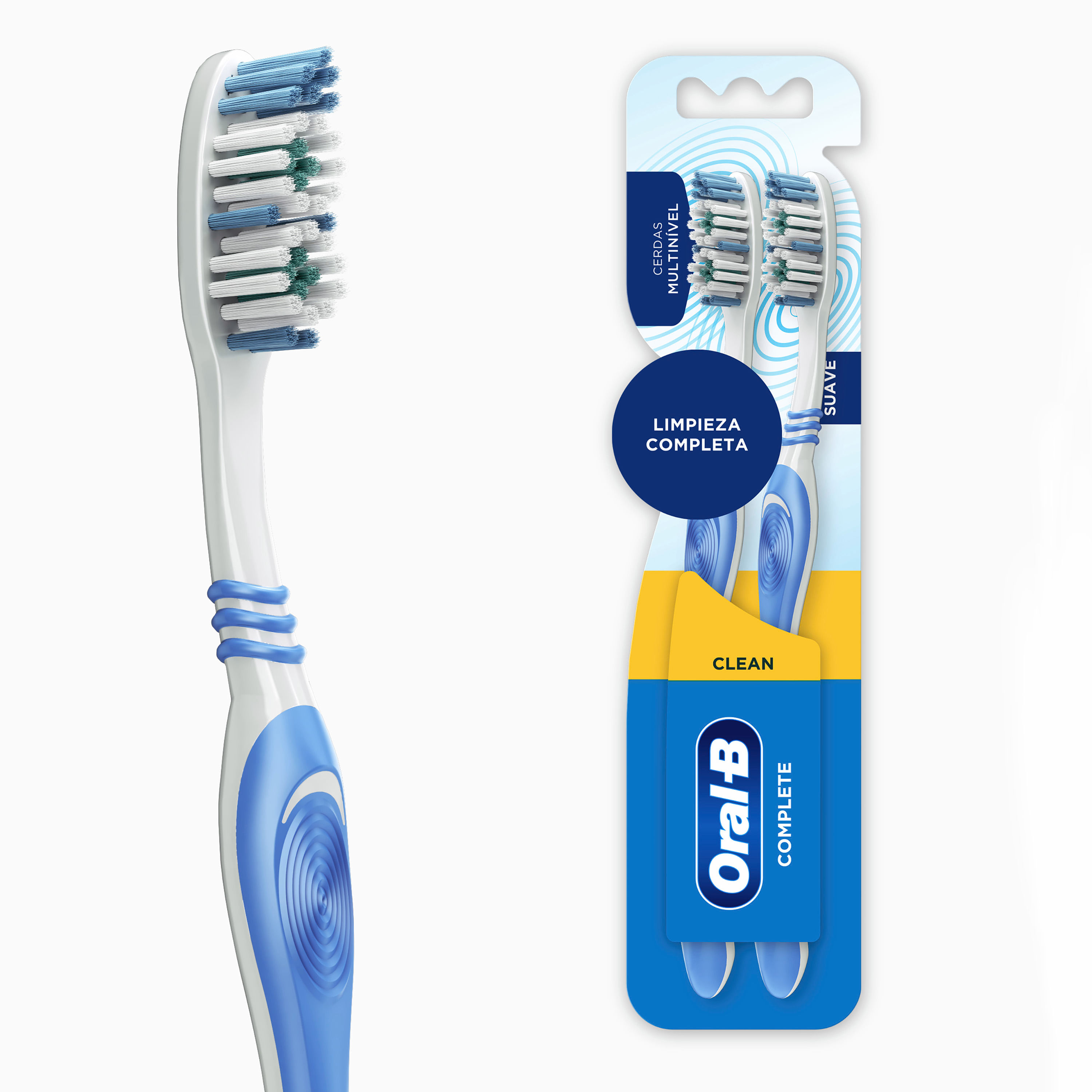 Oral-B Cepillos de dientes de carbón, suaves, 2 unidades :  Salud y Hogar
