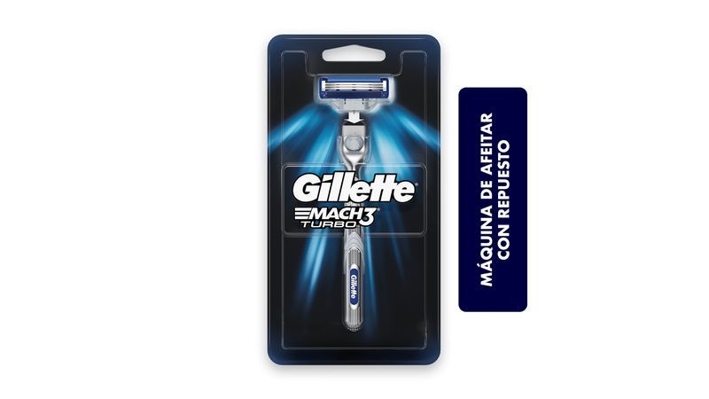 Comprar Afeitadora Recargable para hombre Gillette Mach3 con tres hojas más  fuertes que el acero 1 unidad