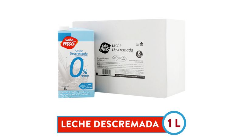 Comprar Leche Sabemas Uht Semidescremada - 1000Ml