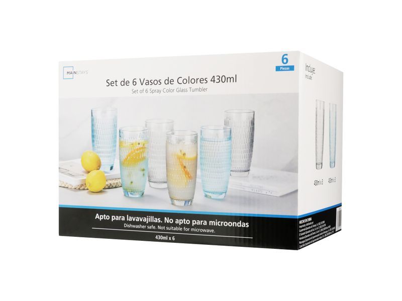 Set-Mainstays-de-6-Vasos-De-Vidrio-De-Color-3-27994
