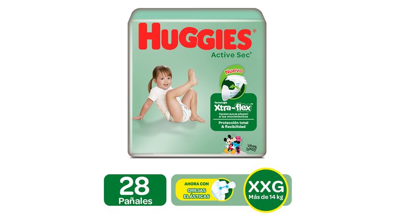 Comprar Pañales Huggies Natural Care Etapa 6/XXXG Hipoalergénico, Más De  16kg- 84Uds