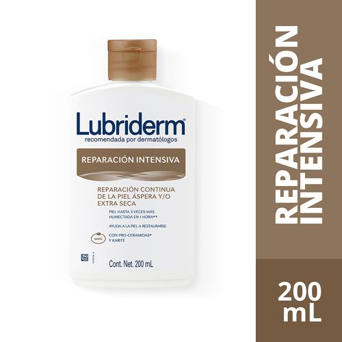 Crema Corporal Lubriderm Reparación Intensiva, Piel Áspera O Extra Seca - 200ml