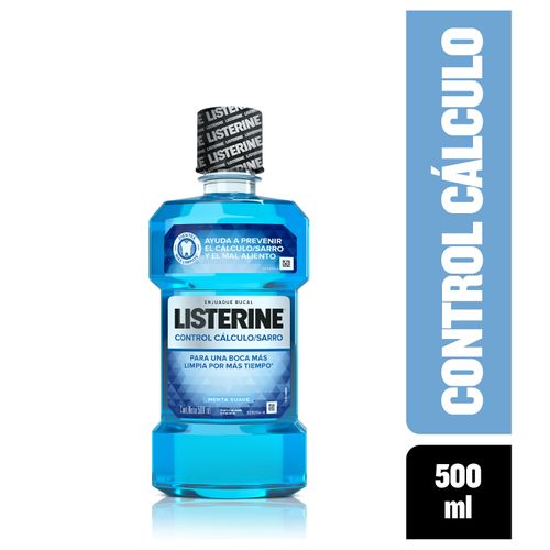 Enjuague Bucal Listerine Control Cálculo / Sarro - 500ml