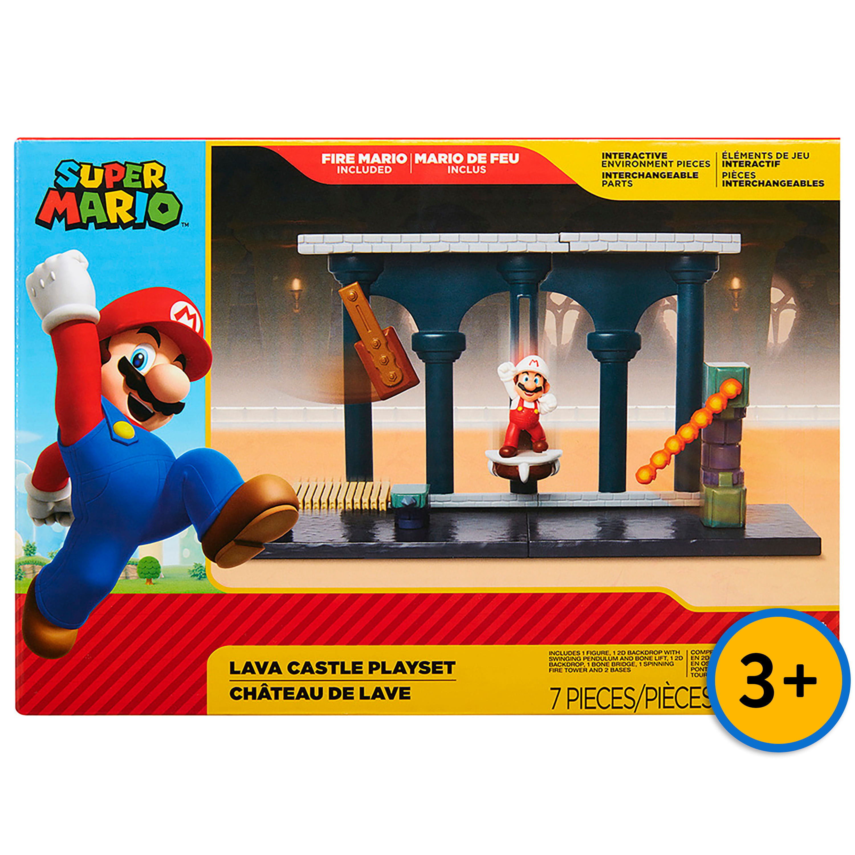 Set de Juego Mario Bros Figuras de 2.5 Pulgadas y Accesorios