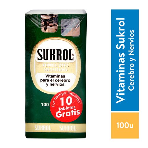 Vitaminas Sukrol - 100 Tabletas