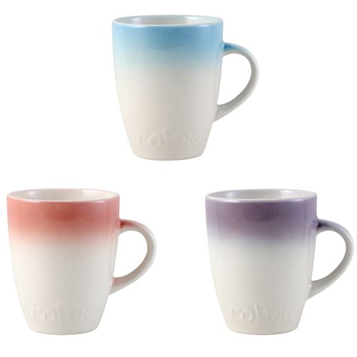 Taza De Porcelana Mainstays Surtida de 12 onzas