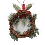 Adorno-Marca-Holiday-Time-Para-rbol-De-Navidad-Corona-Con-Pi-as-14cm-3-25552
