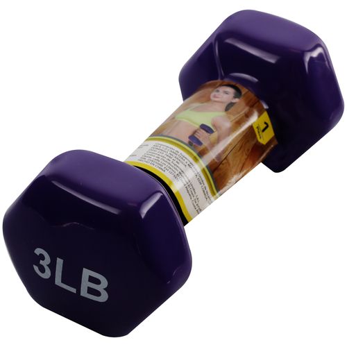 Mancuernas de Vinilo Athletic Works - 3lb