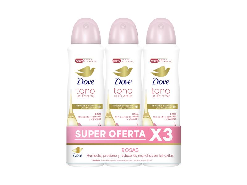 Desodorante-Dove-Dama-Tono-Uniforme-Rosas-Y-Vitamina-E-Aerosol-3-Pack-150ml-2-8503