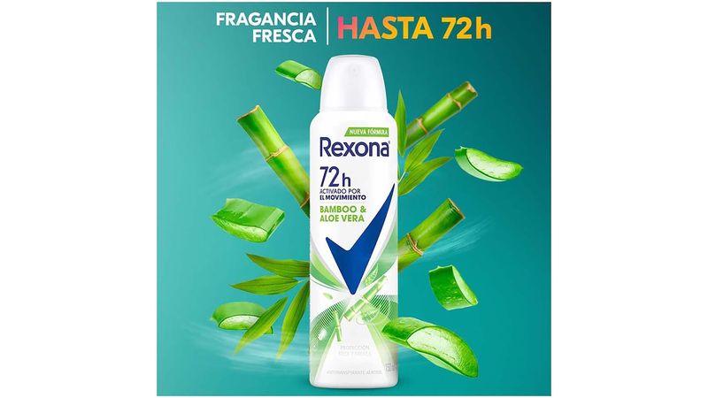 Desodorante Rexona Aerosol Bamboo Mujer 150Ml – Acosa Honduras