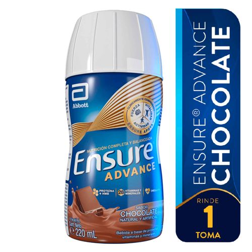 Fórmula Nutricional Ensure® Advance Sabor Chocolate - 220ml