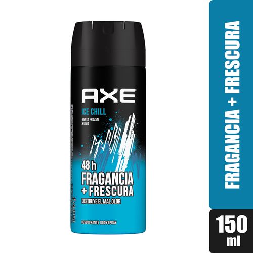 Spray Axe Ice Chill, Menta Frozen & Lima - 150ml