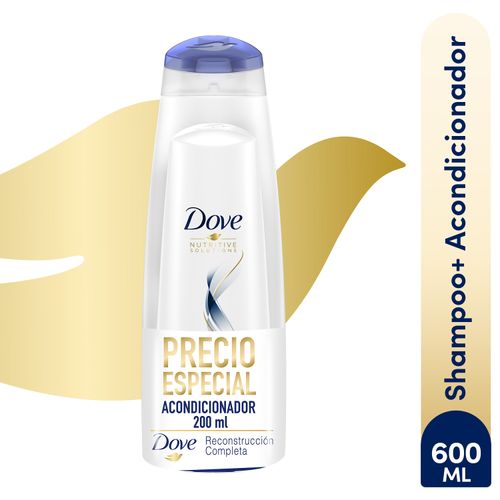 Pack Dove Shampoo y Acondicionador Reconstruccion 600ml