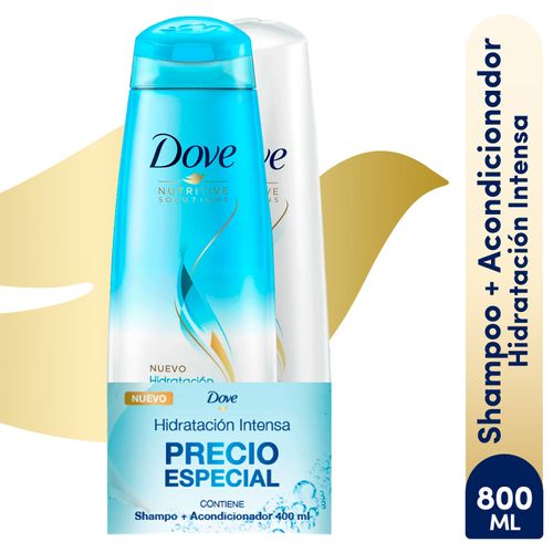 2 Pack Shampoo Dove Anticaspa Hidratación - 355ml