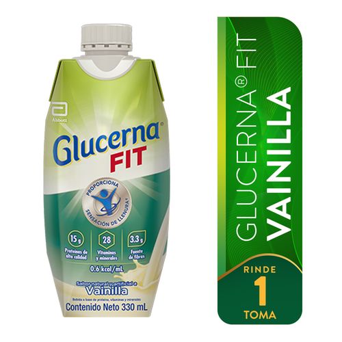 Fórmula Nutricional Glucerna® Fit Sabor Vainilla - 330ml