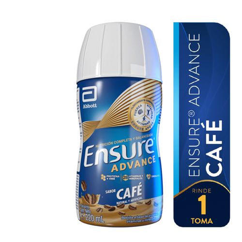 Fórmula Nutricional marca Ensure® Advance Café -220 mL