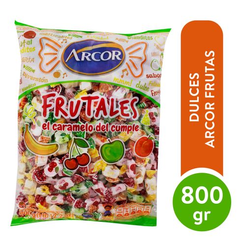 Dulces Marca Arcor Frutales Bolsa  - 800g