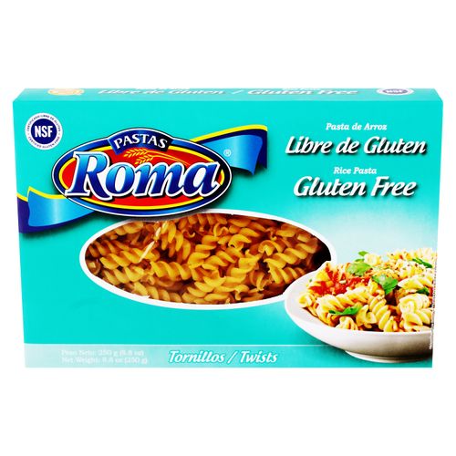 Pasta Roma Tornillo Gluten Free - 250Gr