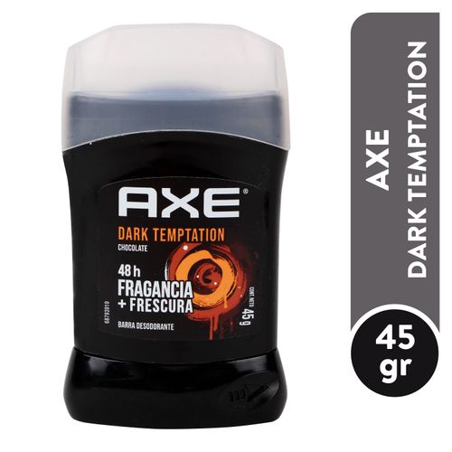 Desodorante Axe Dark Temptation En Barra, Chocolate - 45g