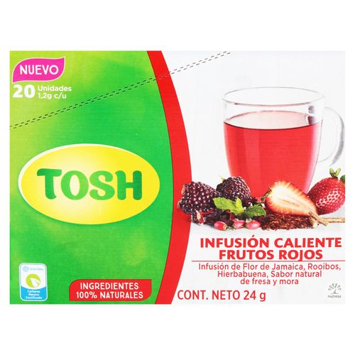 Infusión Tosh Frutos Rojos -24 g