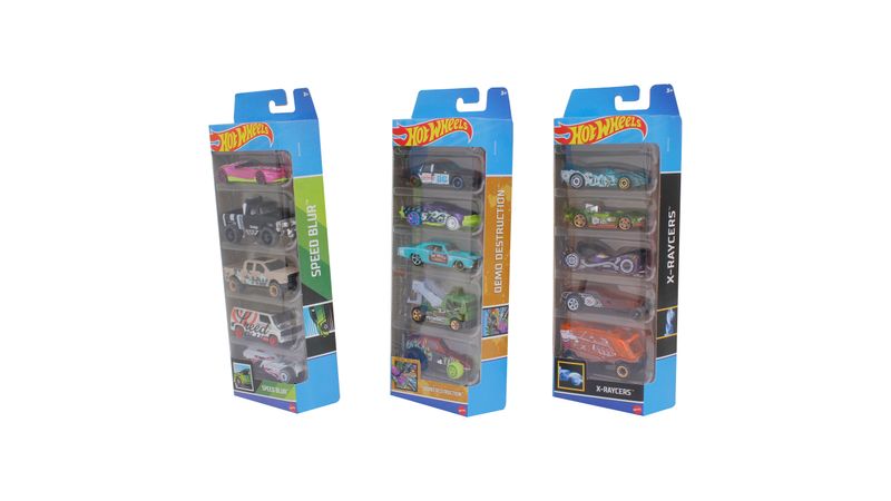 Autos Hot Wheels Pack X 5 Surtidos - Vamos a Jugar