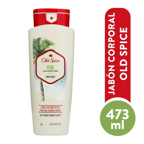 Jabón Líquido Marca Old Spice Men's Fiji Con Palm Tree - 16oz