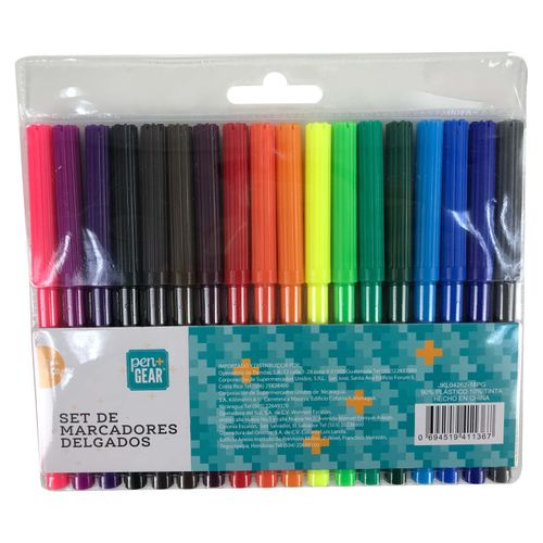 Pen Gear Marcadores De Colores 18 Pzs