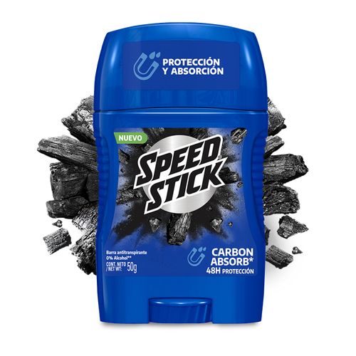 Deo Men Speed Stick Carbon Absorb 50Gr