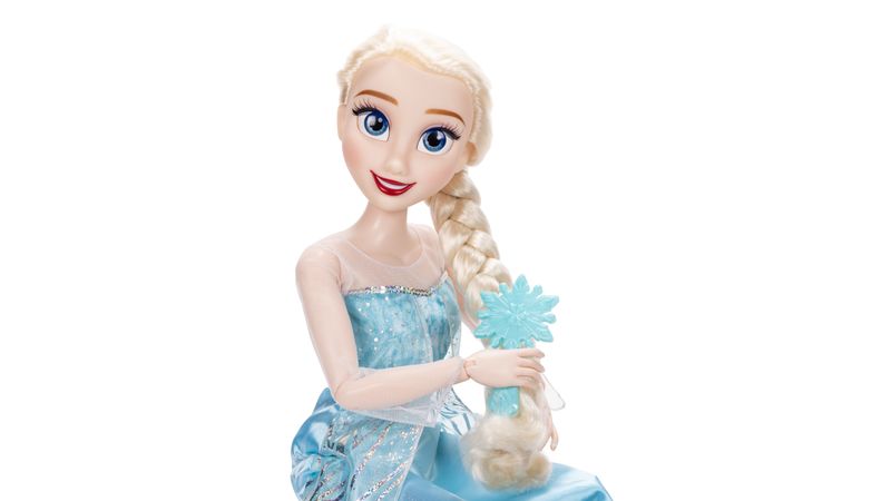 Disney Frozen - Juego de muñecas Elsa y accesorios – Paquete de juguete de  Frozen con muñeca Elsa para niñas, más accesorios, cepillo para el cabello