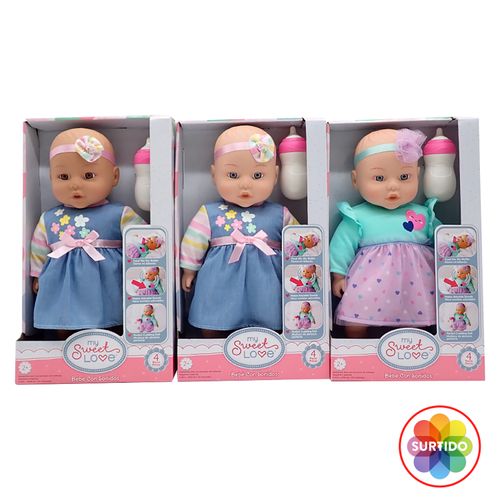 Bebe Cuddle Con Sonidos 12Pl