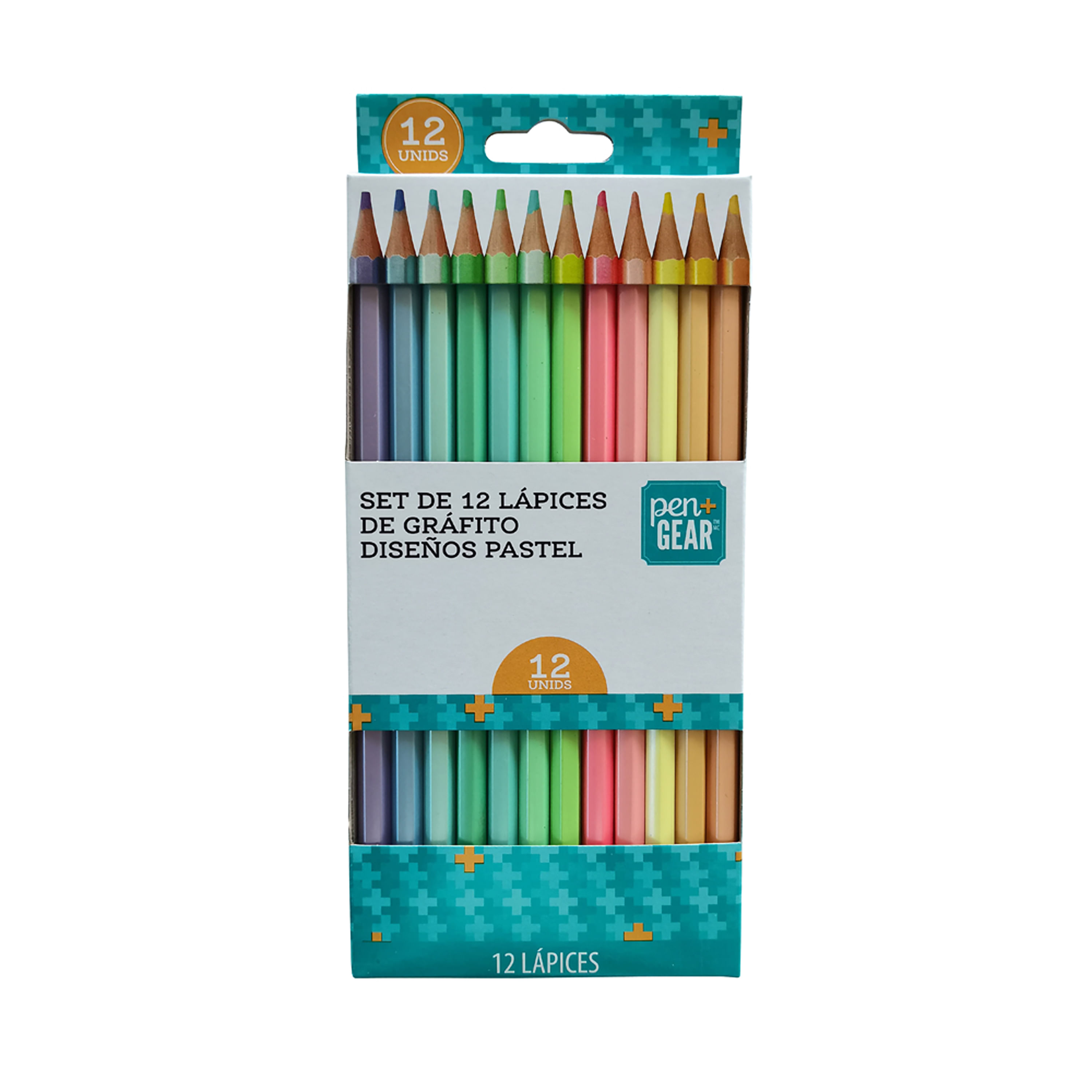 Lápices de Colores Edición Pastel caja con 12 colores