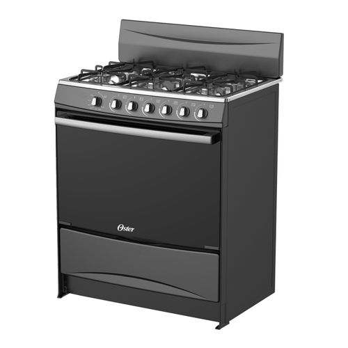 Cocina de gas Oster con horno - 30 pulgadas