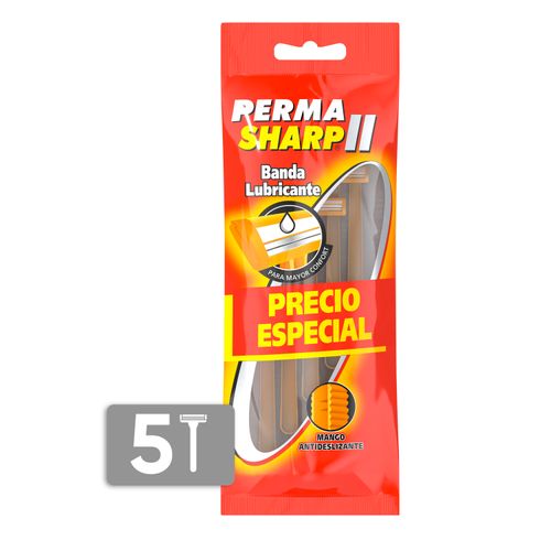 Rasuradoras Desechables Gillette Perma Sharp II -5 Uds