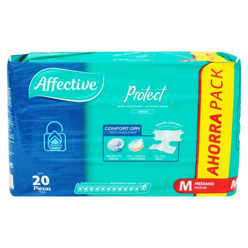 Pañal Affective Protector M- 20 Unidades