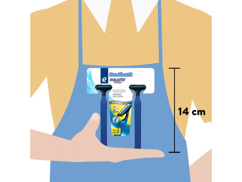 Rasuradoras-Desechables-Equate-2-Hojas-Mango-De-Goma-Antidesliz-2pzas-4-12161