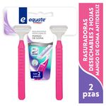 Rasuradoras-Desechables-Equate-2-Hojas-Mango-De-Goma-Antidesliz-2Pza-1-12160