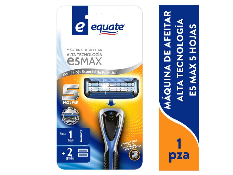 M-quina-De-Afeitar-Equate-E5-Max-Mango-2-Cartuchos-1Pza-1-27242