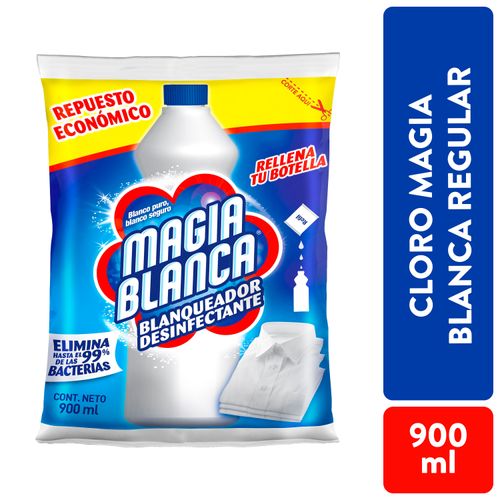 Cloro Blanca Regular Bolsa 900 Ml