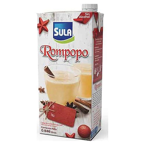 Rompope Sula Uht Sin Alcohol 946ml
