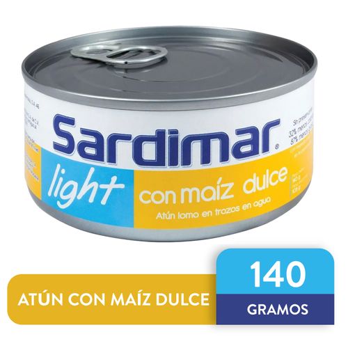 Atún Sardimar lomo en trozos con maíz dulce, en agua - 140 g