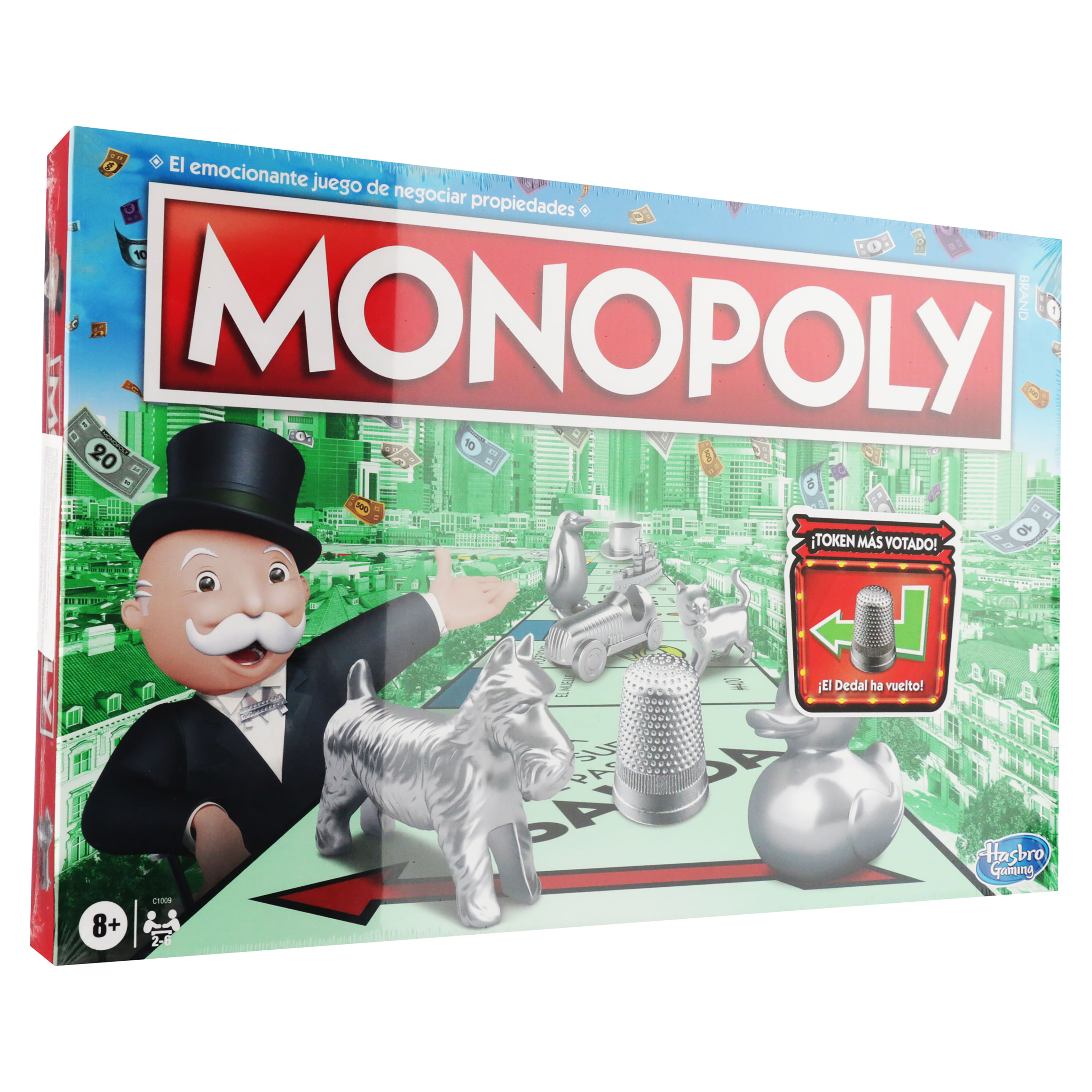 Juego De Mesa Monopoly Clasico Original Hasbro Planeta Jugue